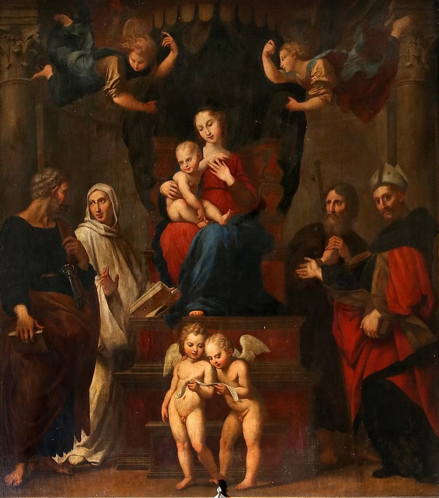 Madonna con Bambino in trono tra santi - Duomo di Pescia (PT)